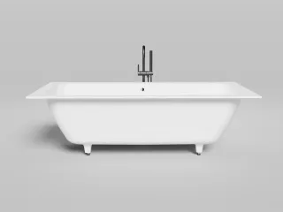 Ванна из искусственного камня Salini Orlanda Axis S-Sense 103211M 190x80см белый матовый